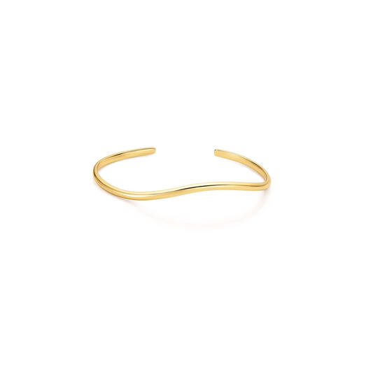  Tide Echo - Bangles - Zilver / 14kt GP - 18,5cm